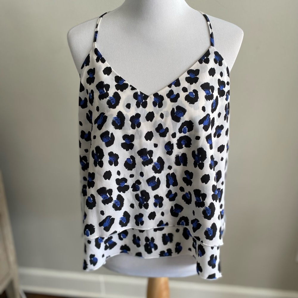 Barr III camisole style top size M. Racer back style with peep hole mid back.